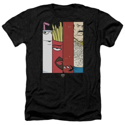 AQUA TEEN HUNGER FORCE GROUP TILES Licensed Adult Men's Heather Tee Shirt SM-3XL - Image 1 of 2