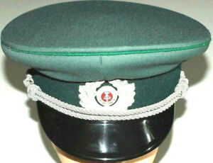 Volkspolizei Schirmmütze DDR Polizei  NVA  Uniform Fasching Karneval Gr. 54  FDJ