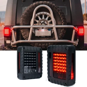 Luces traseras LED luz trasera freno reversa para Jeep Wrangler JK JKU 2007-2018 - Imagen 1 de 8