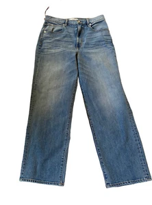 SLVRLAKE Damengröße 29 US London Crop einfarbig blau neu mit Etikett - Bild 1 von 12