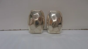 925 facettierte Sterlingsilber signiert SU Thailand Ohrringe 1" Schmuck - Bild 1 von 3