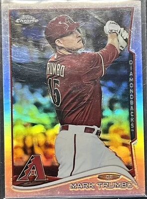 2014 Topps Chrome Refractor "Mark Trumbo" - Image 1 of 2