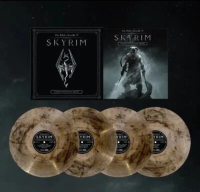 Skyrim Ultimate Edition Soundtrack Vinyl 4xLP Paarthurnax Variant Box Set 2024 - Image 1 of 4