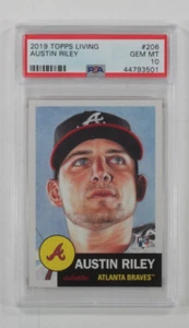 2019 Topps Living Austin Riley PSA 10 Gem Mint #206 - Picture 1 of 3