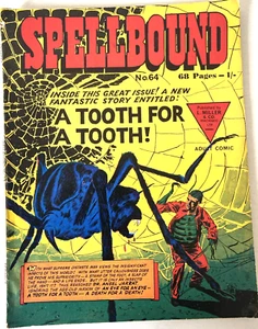SPELLBOUND. NUMBER 64. SILVER AGE 1966. UNDATED L. MILLER UK COMIC. VG/FN 5.0 - Picture 1 of 7