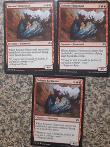 MTG 3 x Seismic Elemental - Magic Origins - Picture 1 of 1