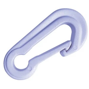 GANCIO A MOSCHETTONE IN NYLON BIANCO OCCHIO 9,25 MM ACCESSORI NAUTICA - Imagen 1 de 1