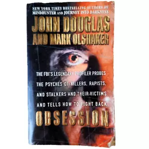 Vintage Obsession Paperback Book John Douglas 1998 True Crime Psychology History - Picture 1 of 9