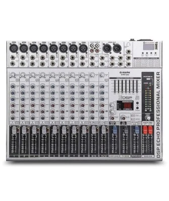 GMX1200 Professional Stage 12 Channel Audio Mixer Console with MP3 Player (Used) - Image 1 of 3