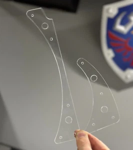 Repro Clear Plastics for William's Satin Doll Pinball - (Minor Scuffs) - Picture 1 of 2