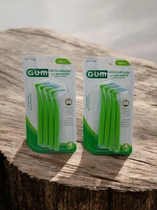GUM Proxabrush Go-Betweens Tight Angled Picks Sunstar Dental Cleaners 4ea *TWO* - Picture 1 of 4