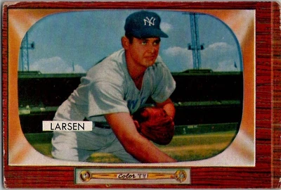Bowman Don Larsen 1955 New York Yankees #67 estado en muy buen estado (2) Foto 1 de 2