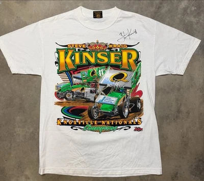 Camiseta Steve/Kraig Kinser Knoxville Nationals Champion Sprint Car 2006 - Grande Foto 1 de 4