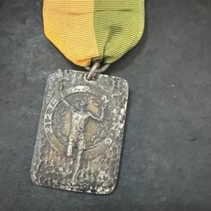 212th Signal Battalion (CA) 1929 Veterans Review 1 Mile Battery Medal Sterling - Picture 1 of 6