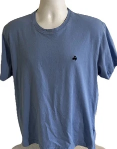 Brooks Brothers Hemd Herren Large Blau Kurzarm Classic Fit Baumwolle Logo Tee - Bild 1 von 9