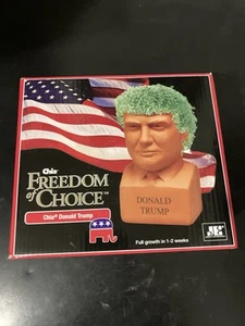 DONALD TRUMP Chia Pet, Freedom of Choice Chia USA BRAND NEW IN ORIGINAL BOX - Picture 1 of 1
