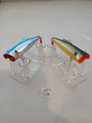 Vintage Pair Of Bill Lewis SPIT-FIRE Fishing Lures (Lot #226) - Image 1 of 4