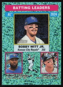 Judge / Guerrero / Witt 2025 Topps Heritage Chrome Aqua Sparkle Refractor #192 - Bild 1 von 2