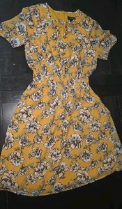 Vestido de primavera floral de diseñador TAHARI Arthur S. Levine para mujer talla 4 HL8 - Imagen 1 de 3