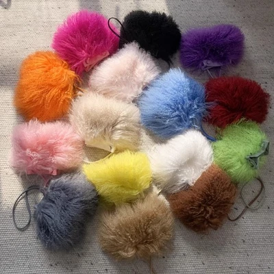 Bolso de mano de piel de cordero de piel de mongol real para mujer Bolso bandolera de piel de lana Foto 1 de 4