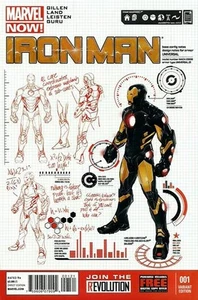 Iron Man (Vol 5) #   1 NM 1in25 VARIANT - Picture 1 of 1