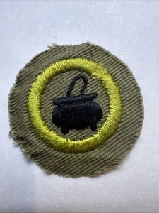 BSA Kochverdienstabzeichen Typ E 1947-1960 khaki grün - Bild 1 von 1