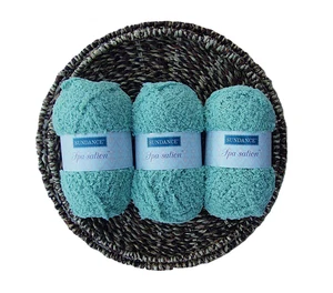 Sundance Spa-Sation Lot of 3 Skeins 73 Yards each: Pistachio 100% Polyester - Picture 1 of 2