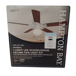 Hampton Bay 1-Light Multi-Finish Ceiling Fan Globe LED Light Kit 1006 247 880 - Picture 1 of 2