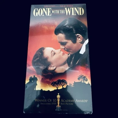 Vintage Gone With the Wind VHS 2 Tape Box Set SEALED From 1998 Classic Rare - Image 1 of 4