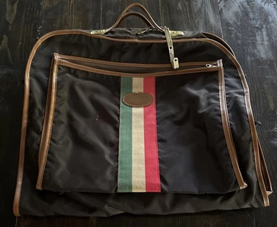 Traje de viaje Lark equipaje bolsa de ropa con 3 perchas vintage raro Foto 1 de 4