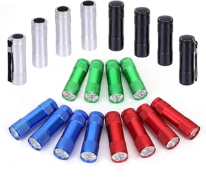 20er Pack Aluminium 6-LED Taschenlampen Set mit Schlüsselband und AAA-Batterien enthalten - Bild 1 von 12