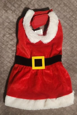 Vestido para Mascotas Perro o Gato Navidad Papá Noel Peluche Traje de Vacaciones XS Pequeño Foto 1 de 4