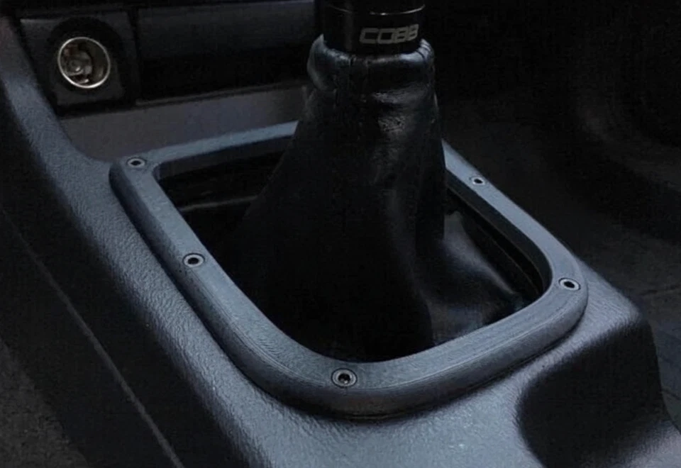 2002 - 2004 Subaru Impreza WRX STI Shifter Trim Replacement - Black - Image 1 of 2