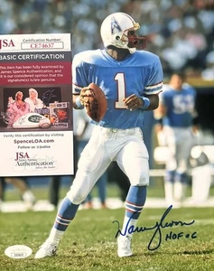 Warren Moon Houston Oilers Signed 8x10 Photograph JSA COA CE74637 - Picture 1 of 1