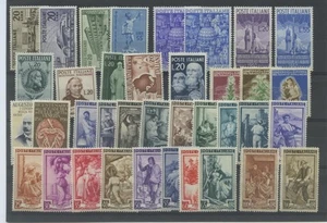 REPUBBLICA 1950 ANNATA CPL. 37V. 3 ** LUSSO - Picture 1 of 1