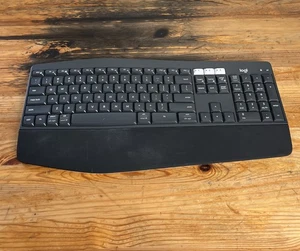 Logitech K850 Wireless Bluetooth PC Keyboard Black No Dongle Needed Flat Profile - Picture 1 of 16