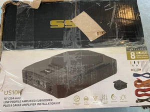 US10K 10 Inch Powered Under Seat Car Subwoofer - 1000 Watts Max - As Is - Picture 1 of 5