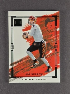 Panini Impeccable #13 Joe Burrow 2023/5 Emerald Cincinnati Bengals - Imagen 1 de 4