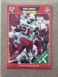 Barry Sanders Mint Condition Rookie 1989 Pro Set #494 - EXCELLENT CENTERING - Picture 1 of 2