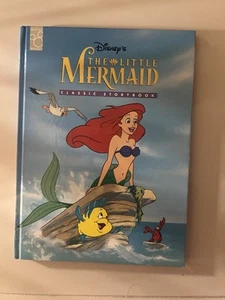 The Little Mermaid DISNEY PRINCESS Storybook Vintage Mermaid Movie Book 1989 - Picture 1 of 3