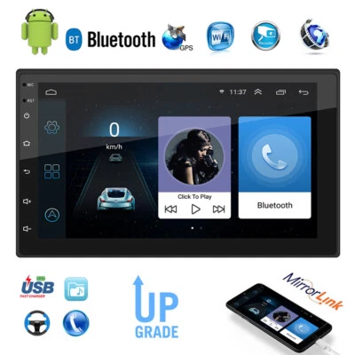 Autoradio 2DIN 7" Touchscreen Stereo Auto Bluetooth GPS Navigatore WiFi - Immagine 1 di 4
