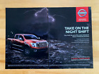 2016 Original Print 2 Page Ad Nissan Titan Cummins V8 Turbo Diesel