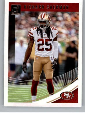 Richard Sherman 2018 Donruss #258 49ers - Image 1 of 2