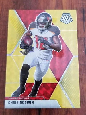 Chris Godwin 2020 Panini Mosaic #192 Gold Prizm Card - #08/20 - Image 1 of 4