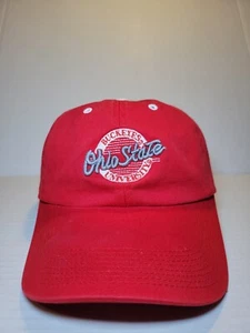 Vintage Ohio State Buckeyes Mütze NCAA College The Game rot Kappe rundes Logo 1995 - Bild 1 von 8