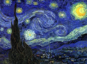 Oil painting Vincent Van Gogh - The Starry Night hand painted landscape canvas - Picture 1 of 1
