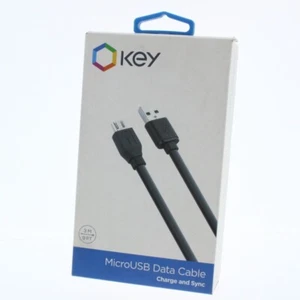 Key Micro USB Data Cable 9.8 Feet - Picture 1 of 3
