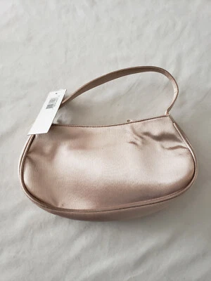  NUEVO CON ETIQUETAS Cartera sin asas La Regale para mujer con lazo de satén con cremallera 9 por 5" Foto 1 de 4