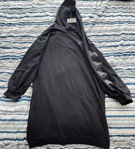 GAP KIDS HOODED TUNIC GIRLS SIZE 14-16 (XXL) W/UNICORNS DOWN LEFT SLEEVE NEW - Picture 1 of 5