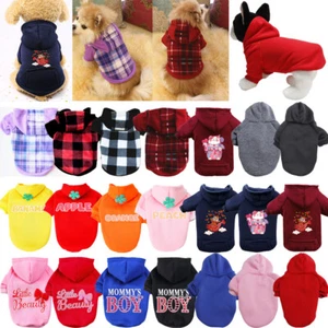 Cachorro Perro Sudadera con Capucha Vellón Suave Mascota Invierno Ropa Cálida Perros Pequeños Abrigo Chaqueta Ve ' - Imagen 1 de 40